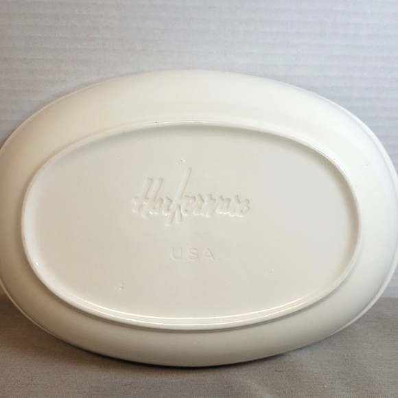 Vintage Harkerware divided serving dish - Picture 4 of 7